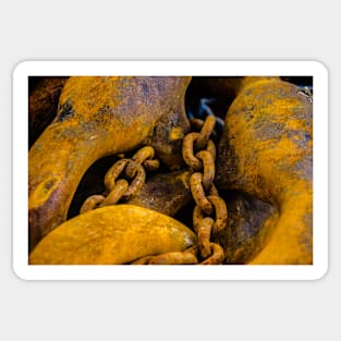 Rusty chain Sticker